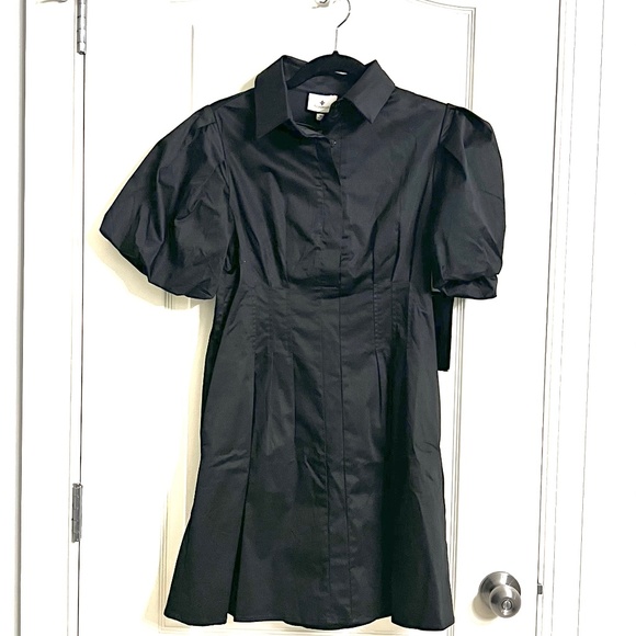 NEW TUCKERNUCK Black Mini Delaney Dress - Picture 1 of 6